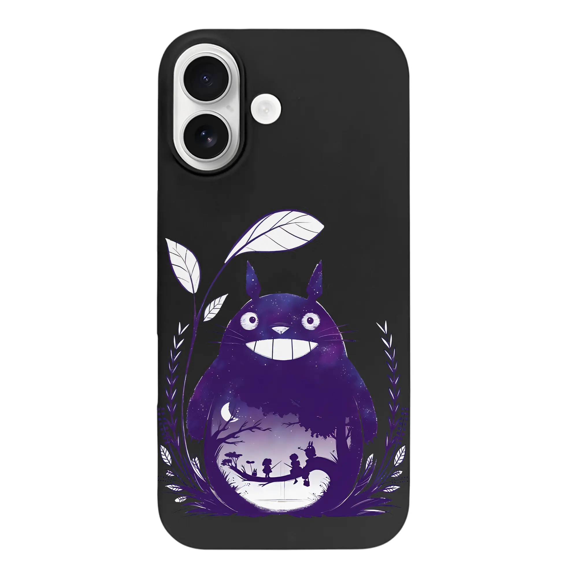 となりのトトロ グッズ トトロ - iPhone 17 シリーズ シリコンケース 薄型 耐衝撃 指紋防止 ソフトタッチカバー 精密フィット 傷防止 保護ケース iPhone 17/17 Air/17 Pro/17 Pro Max 対応